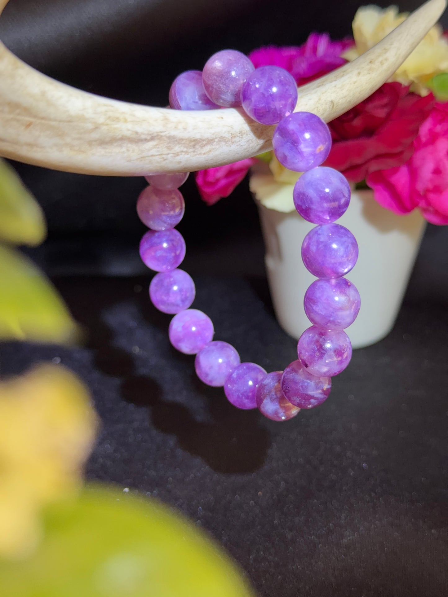 Purple Mica Bracelet