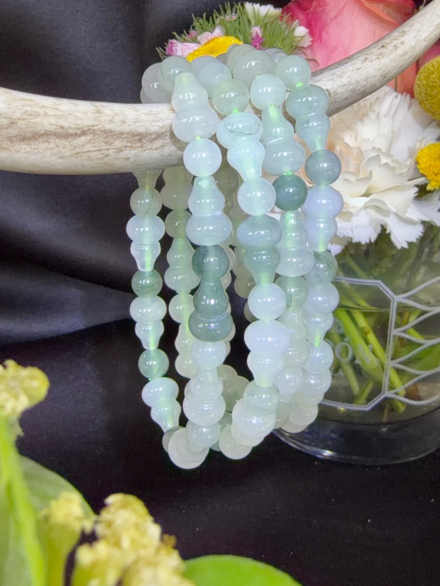 Ice Jade Hulu Bracelets