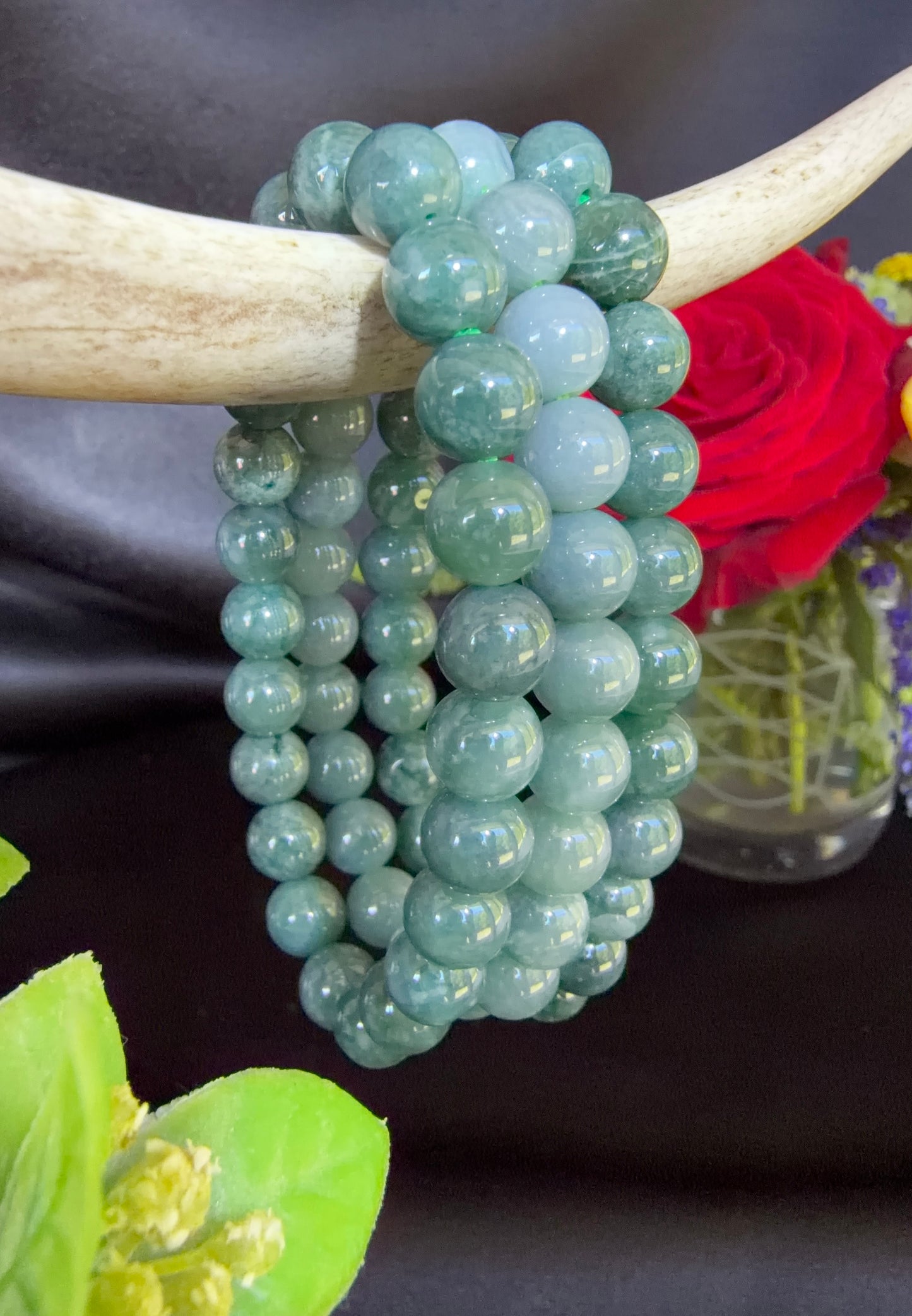 Blue Water Jade Bracelets