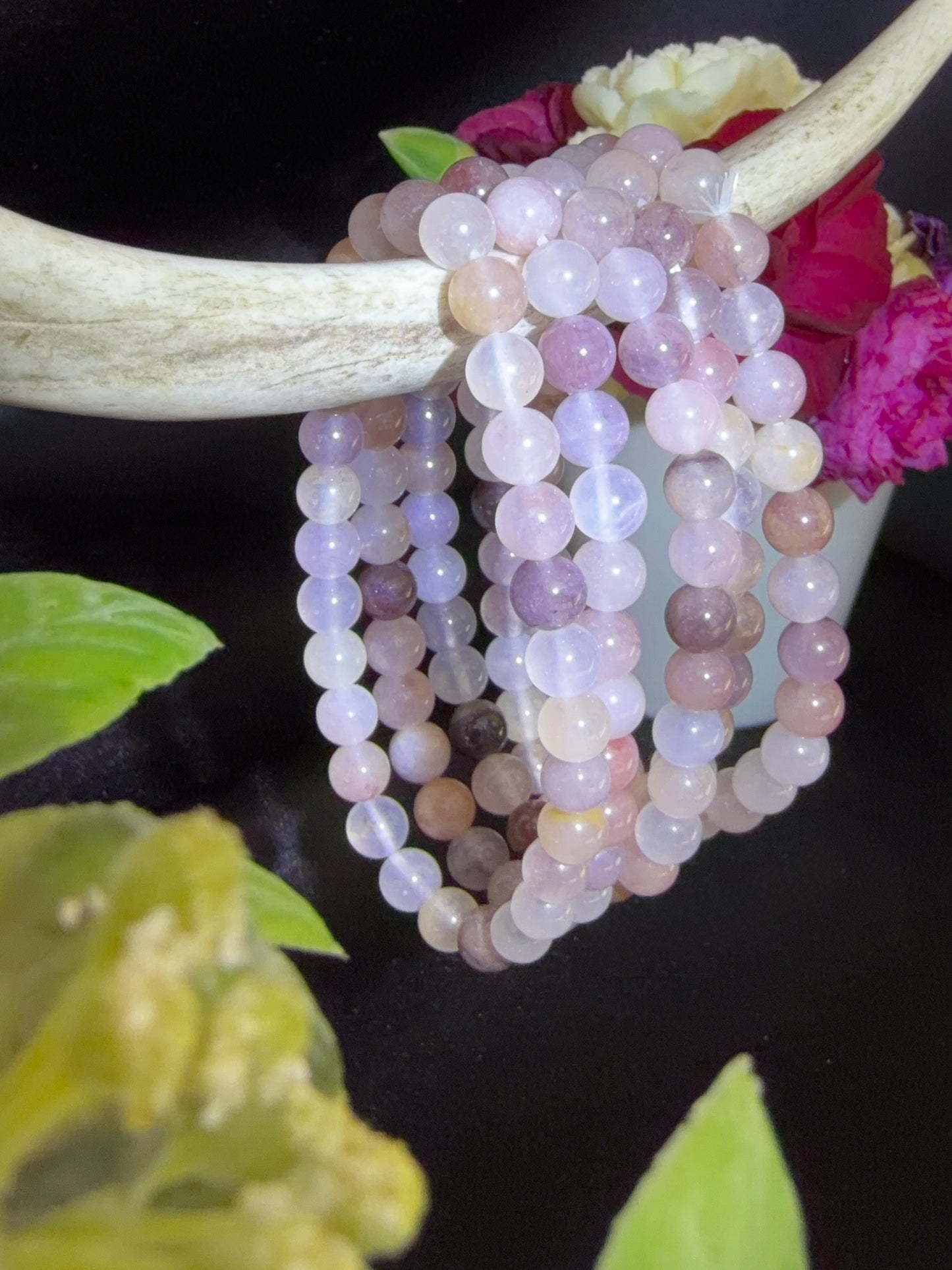 Violet Jade Bracelets