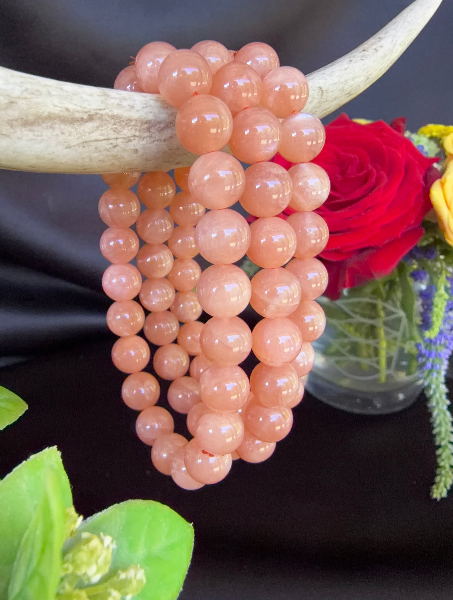 Peach Moonstone Bracelets
