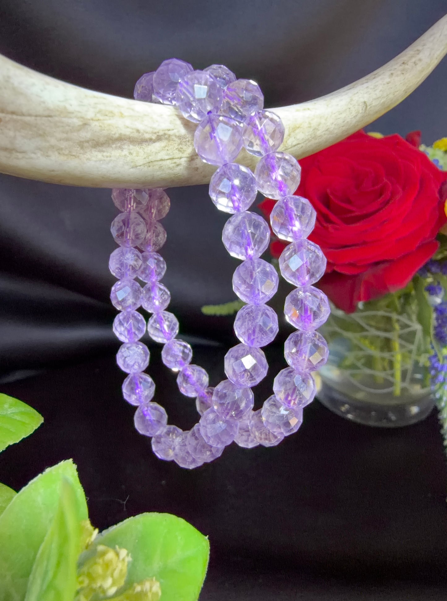 Faceted Light Amethyst Bracelets