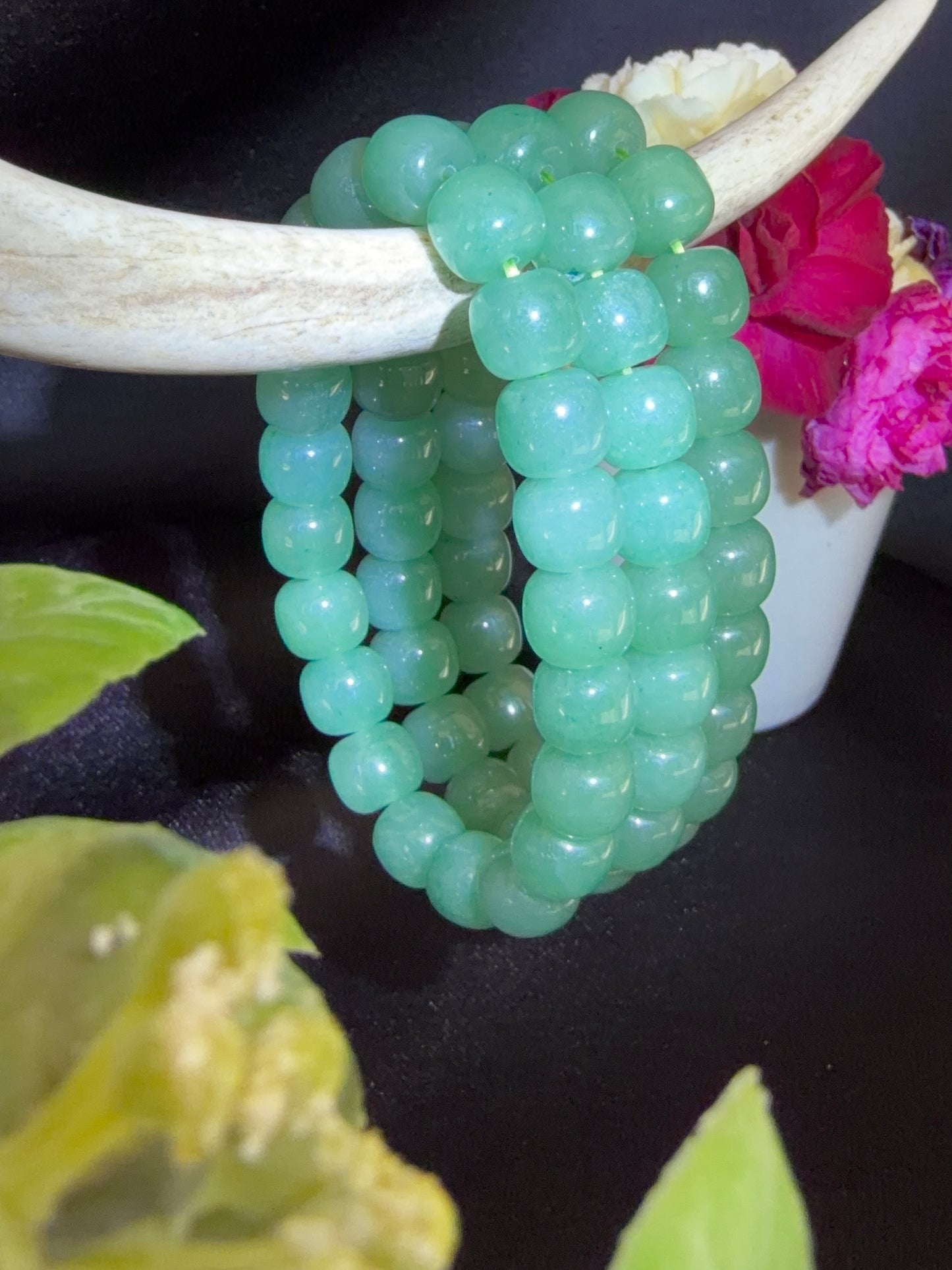 Green Aventurine Abacus Bracelets