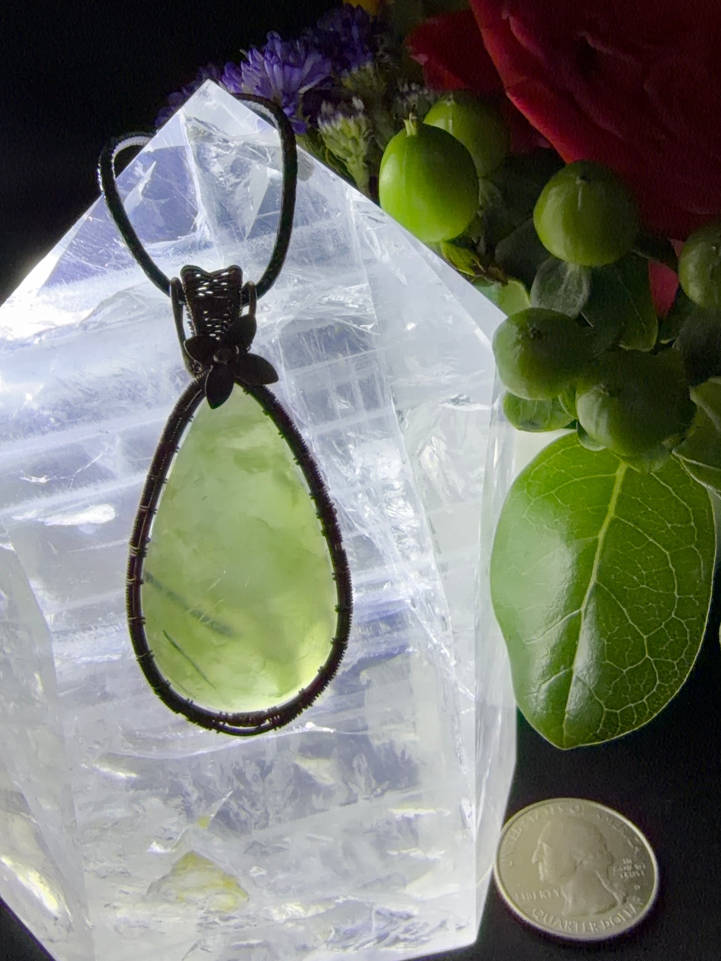 Prehnite Pendant