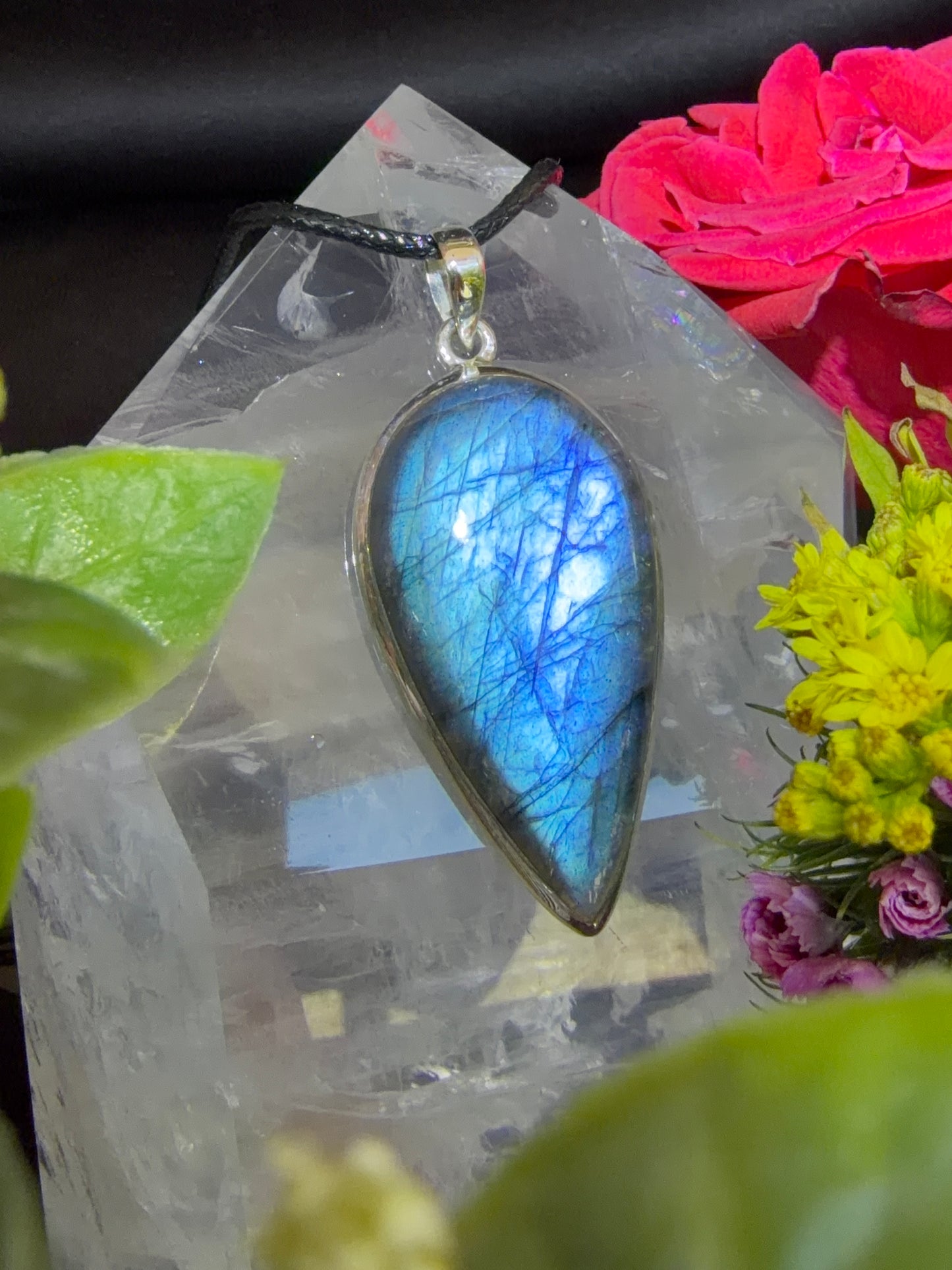 Labradorite Pendant 925 Silver