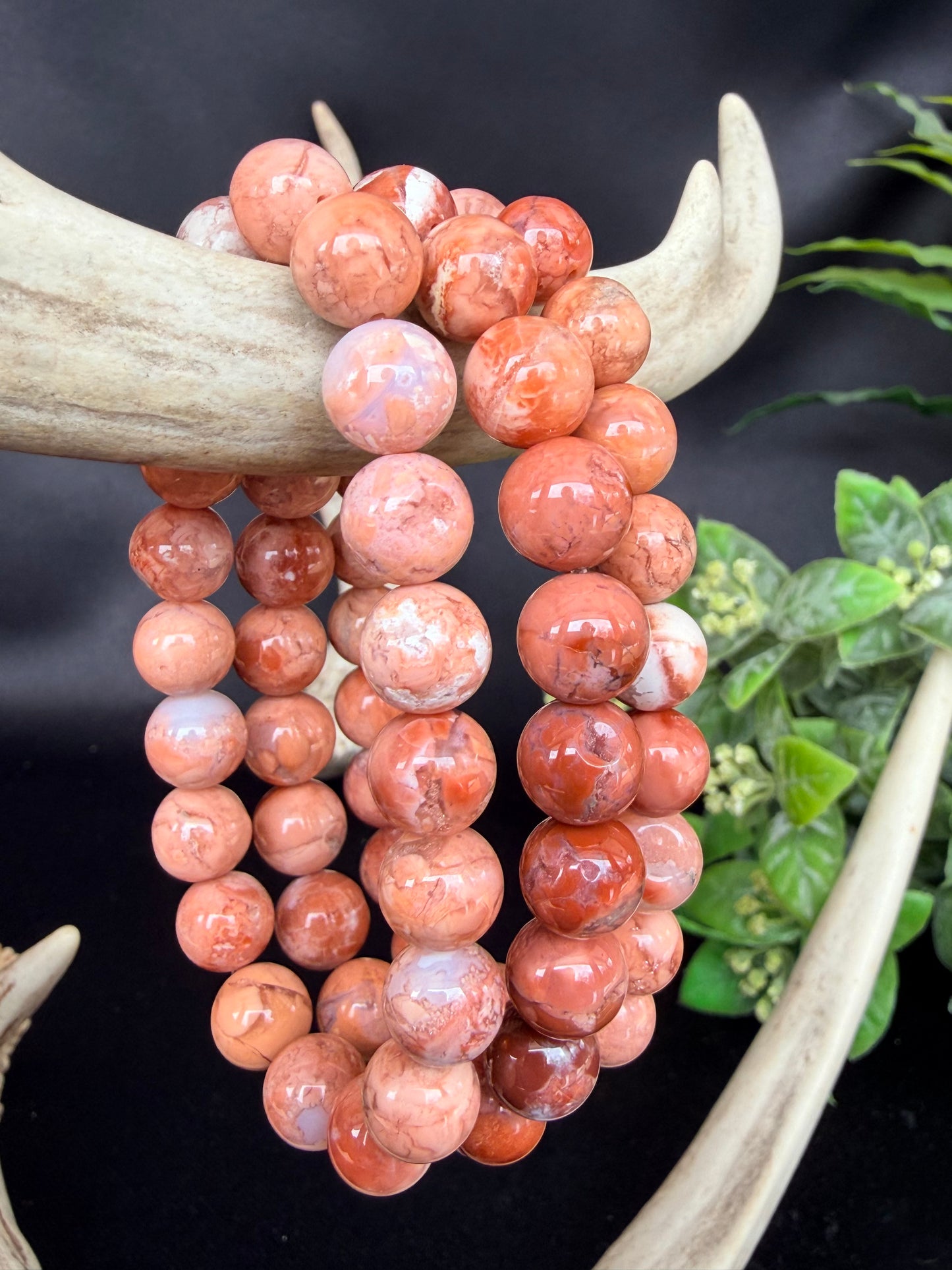 Cotton Candy Agate Bracelets