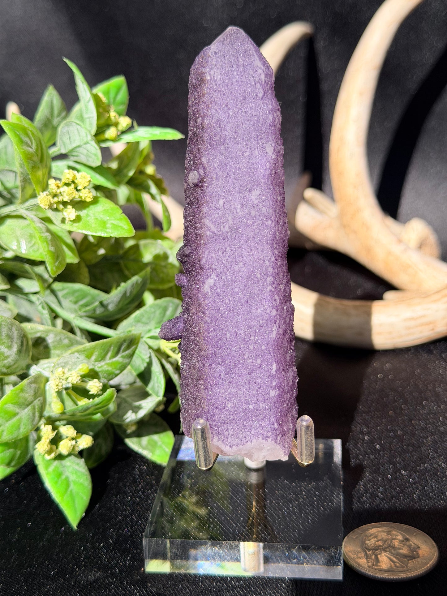 Fluorite coated Quartz M | Inner Mongolia