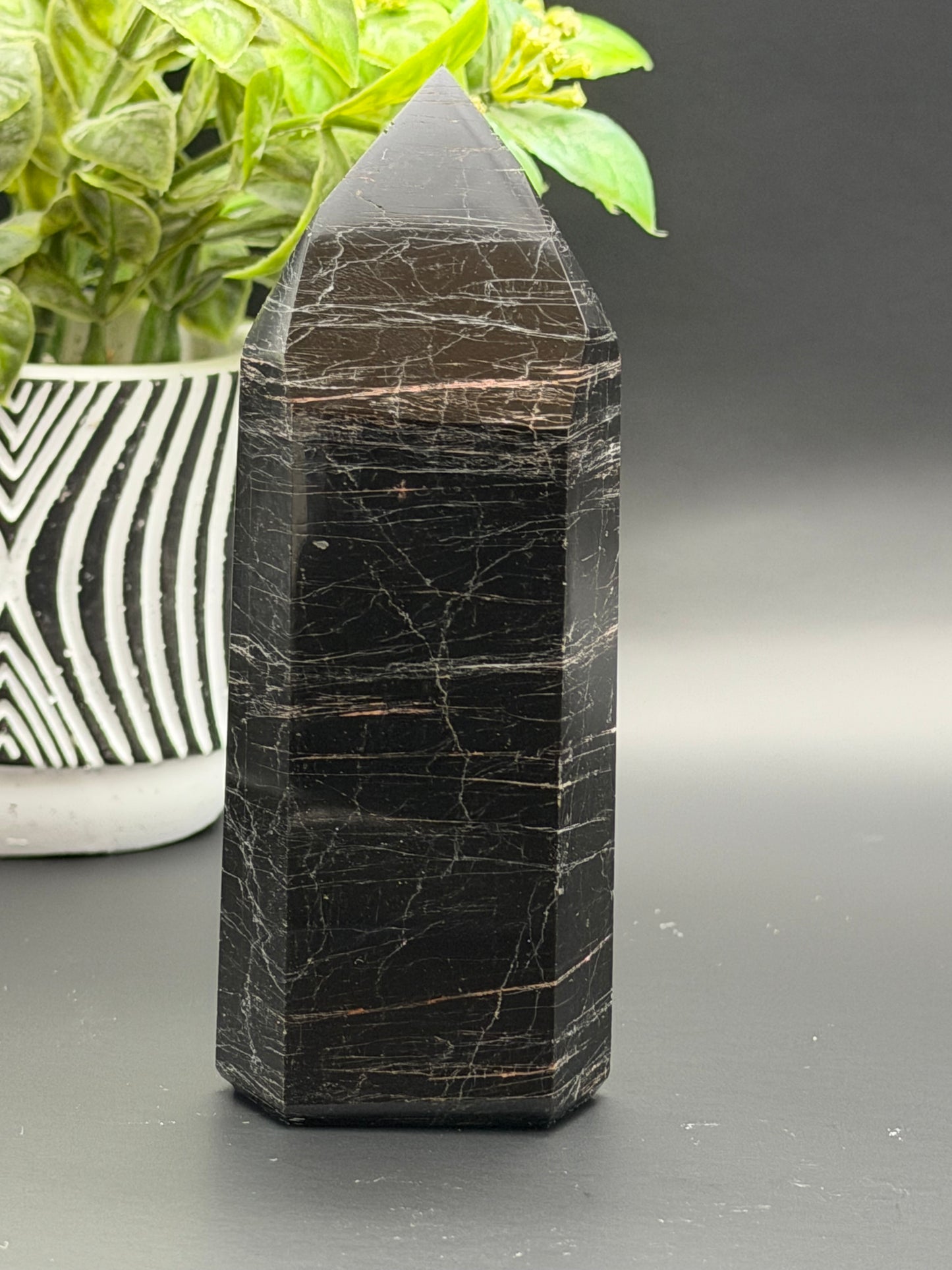 Black Tourmaline Tower D - Brazil