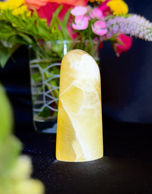 Orange Calcite Freeform