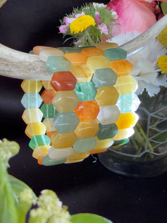Golden Silk Jade Soft Bangles
