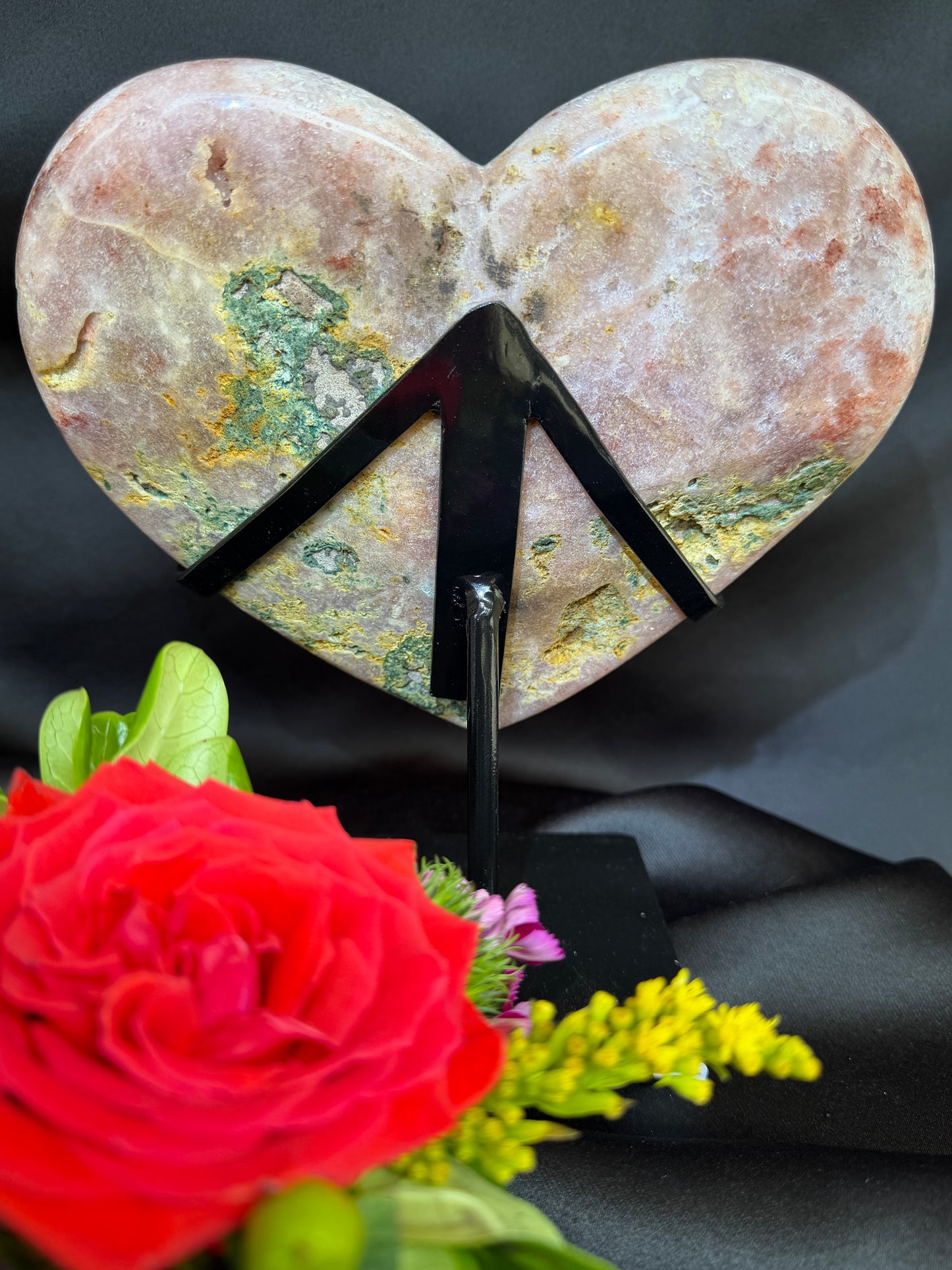 Pink Amethyst Heart A - Brazil