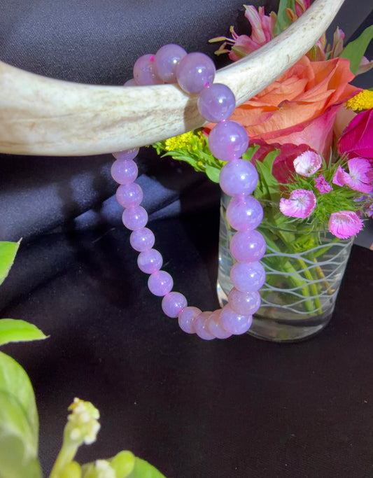 Pink Amethyst Cateye Bracelet