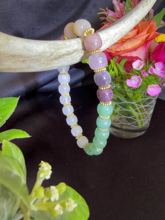 Green Aventurine with Jade Variant Bracelet