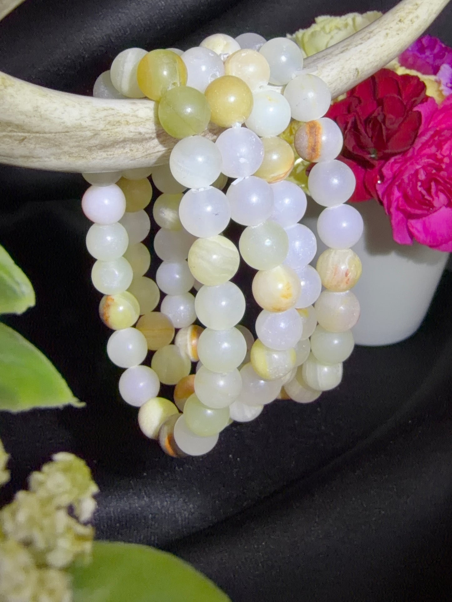 Matte Afghan Jade Bracelets