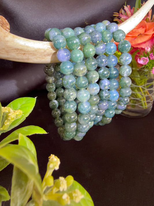 Moss Agate Bracelets