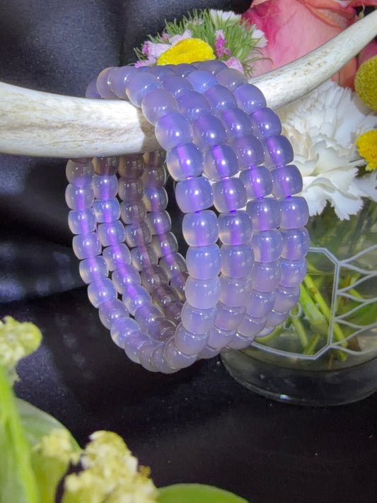 Imperial Purple Agate Bracelets