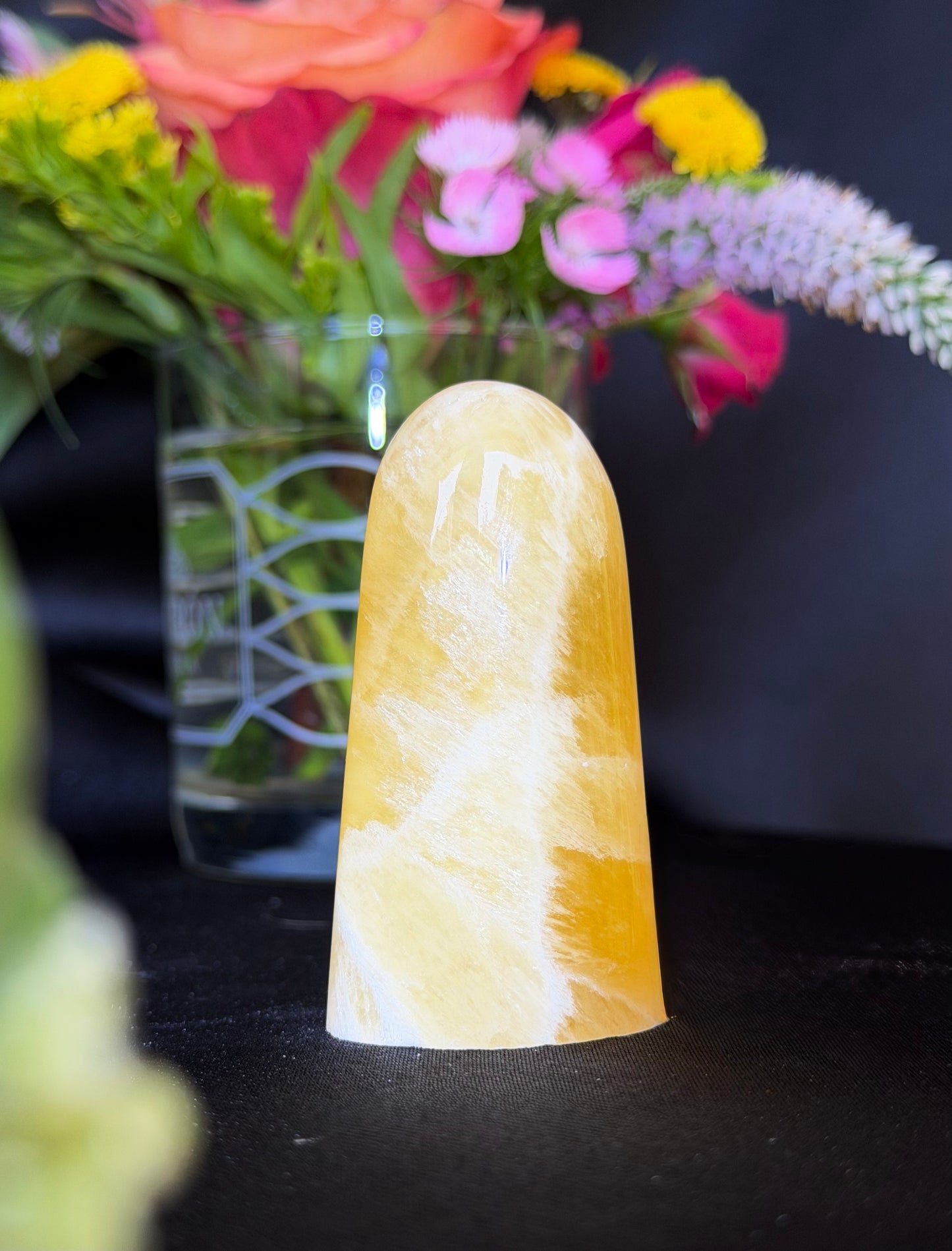 Orange Calcite Freeform