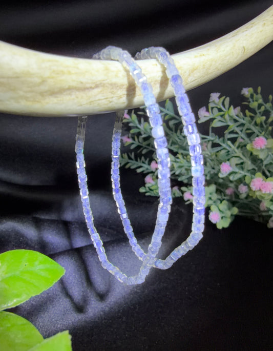 Labradorite Square Bead Bracelets