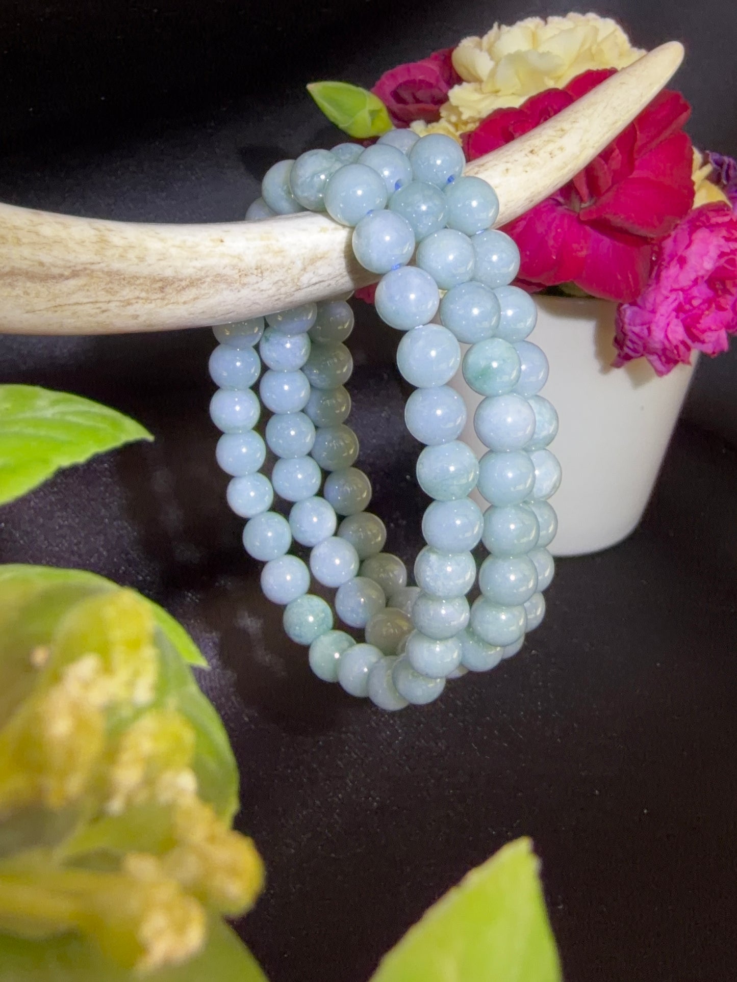 Blue Water Jade Bracelets