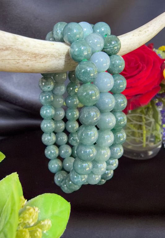 Blue Water Jade Bracelets