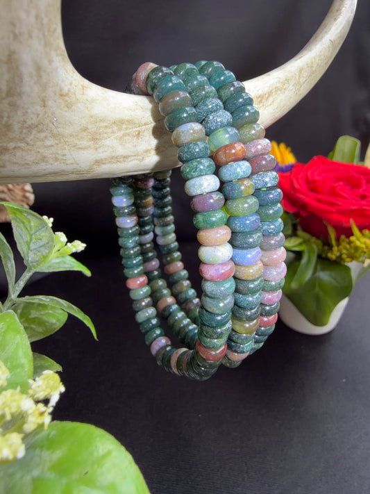 Sea Jasper Donut Bead Bracelets