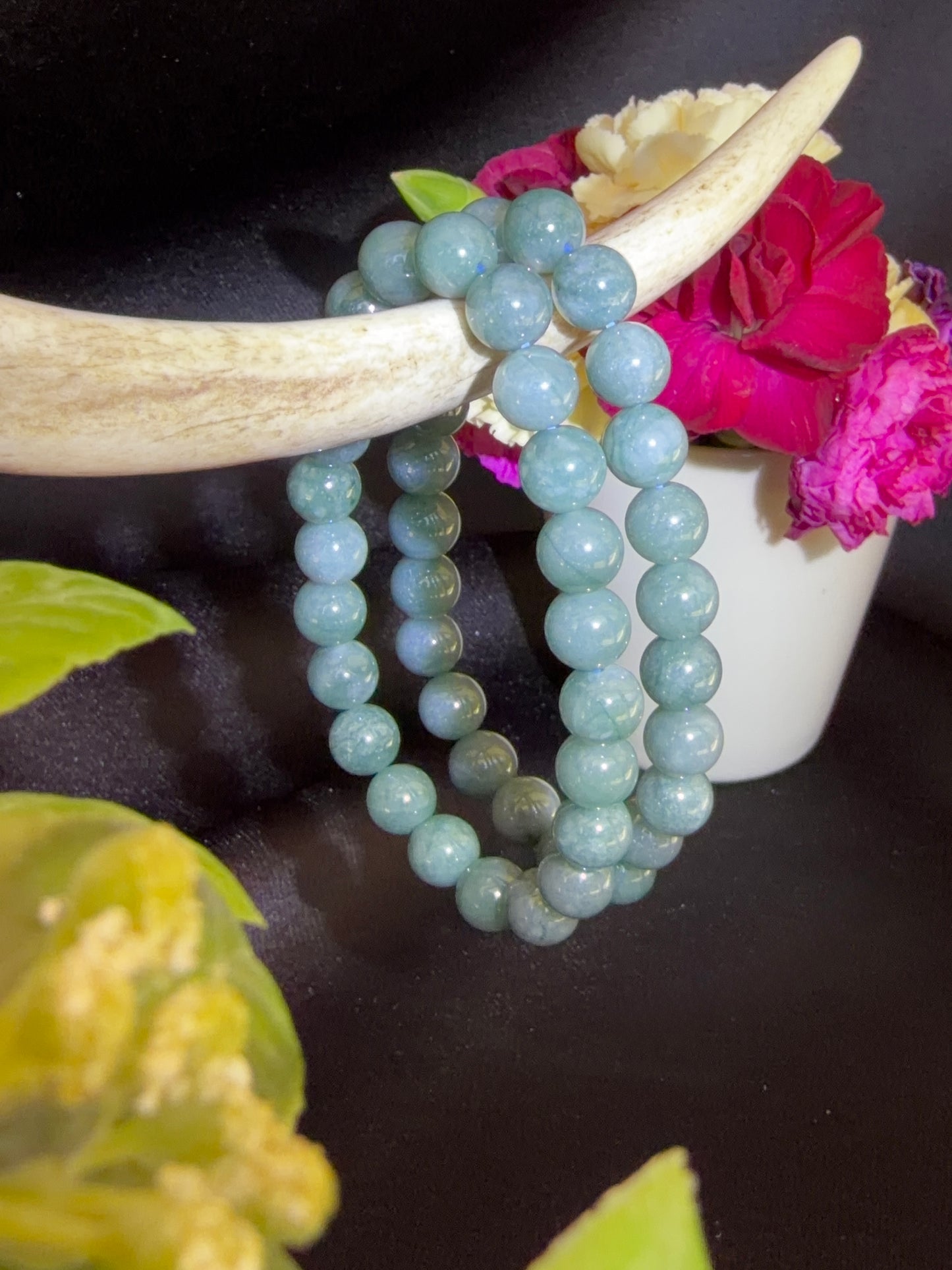 Blue Water Jade Bracelets