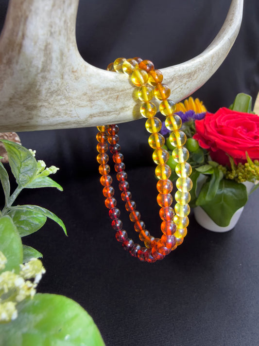 Gradient Amber Bracelets