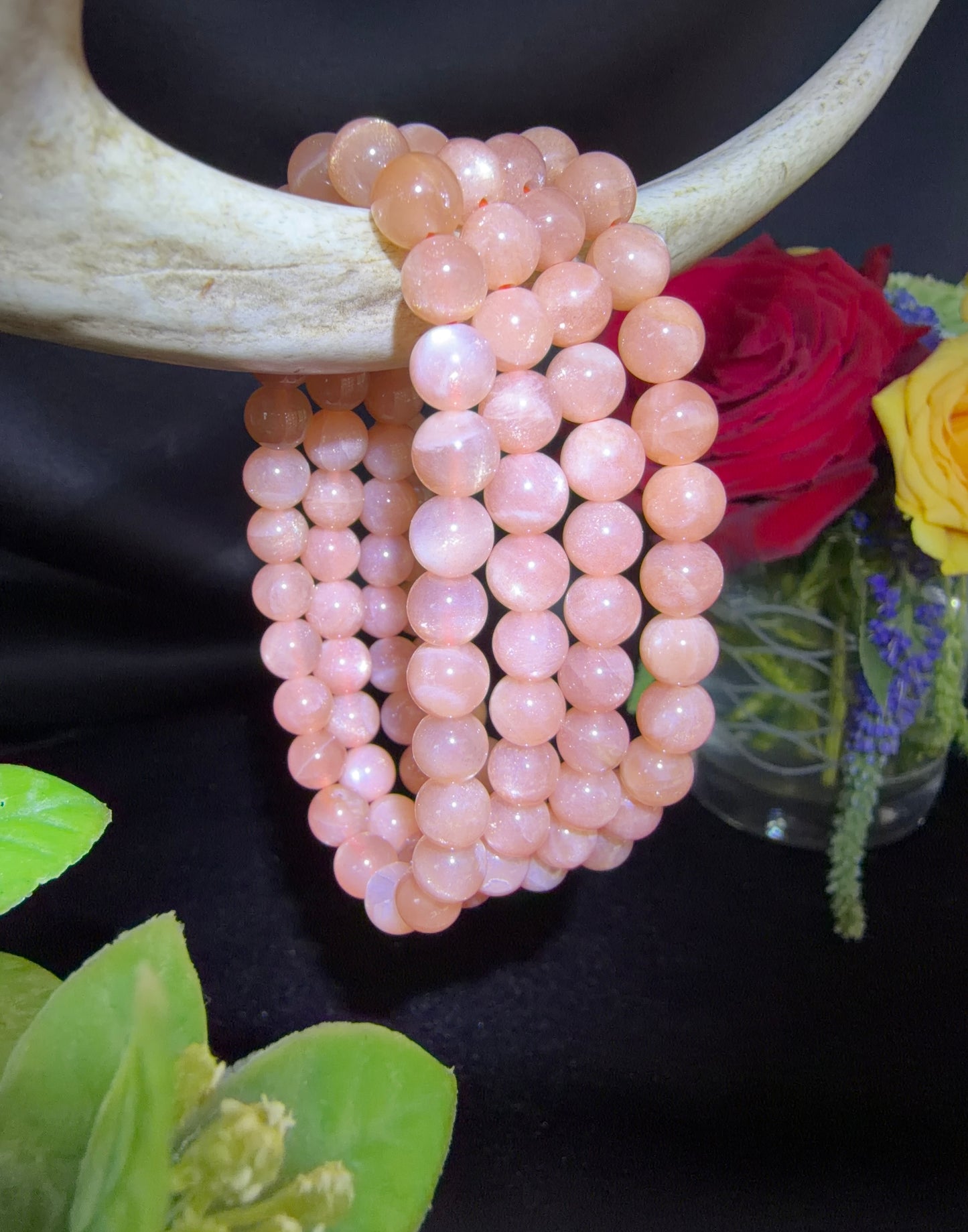 Peach Moonstone Bracelets