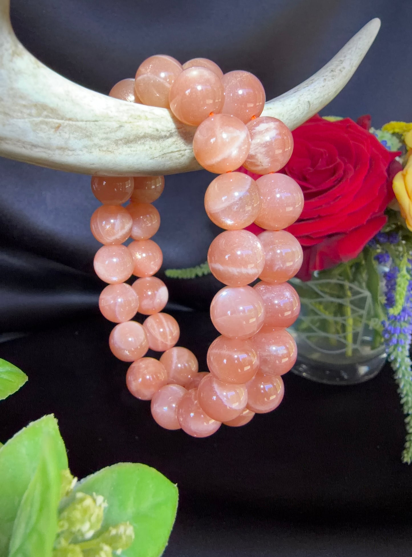 Peach Moonstone Bracelets