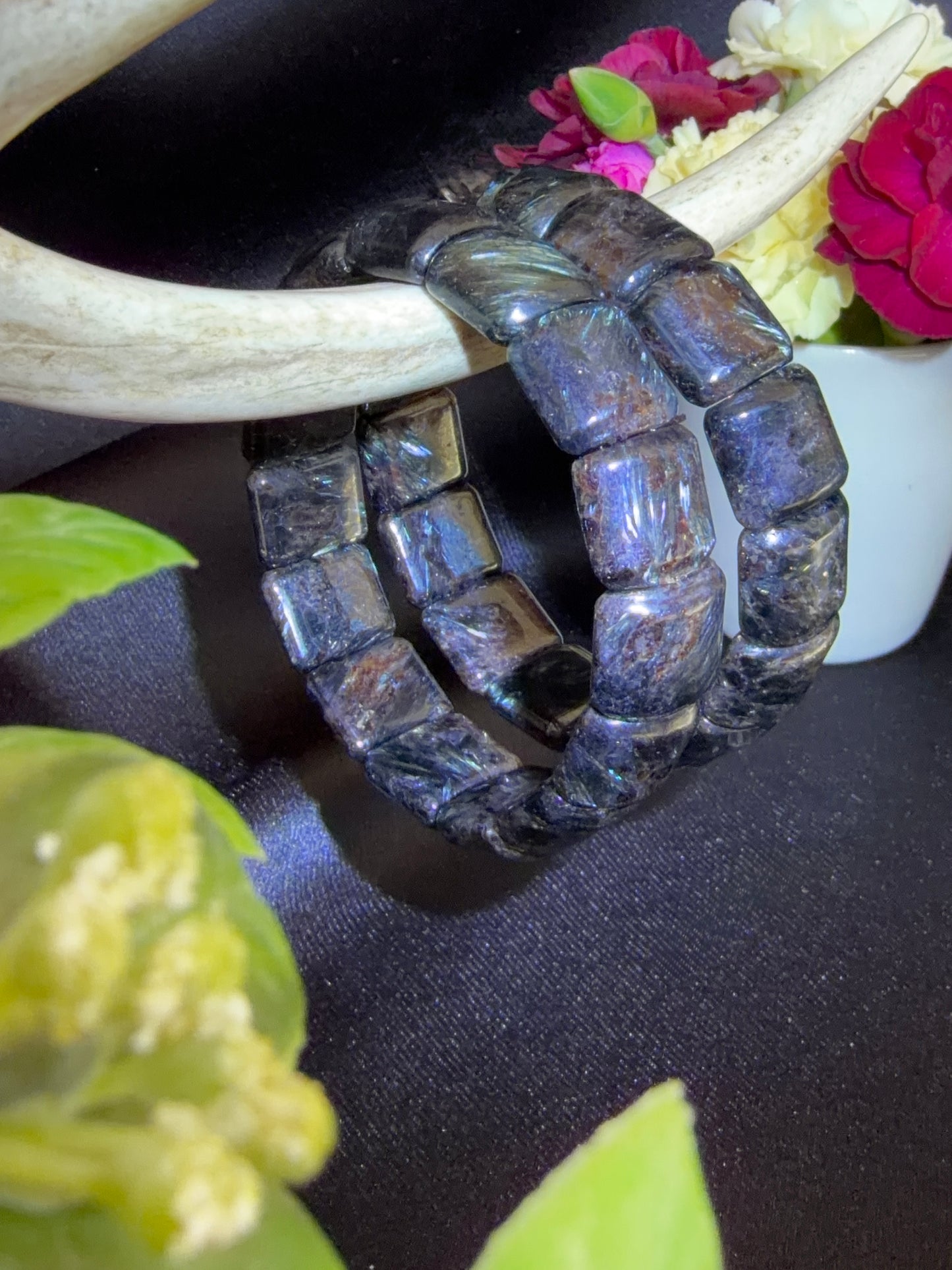 Firework Garnet Soft Bangle Bracelets