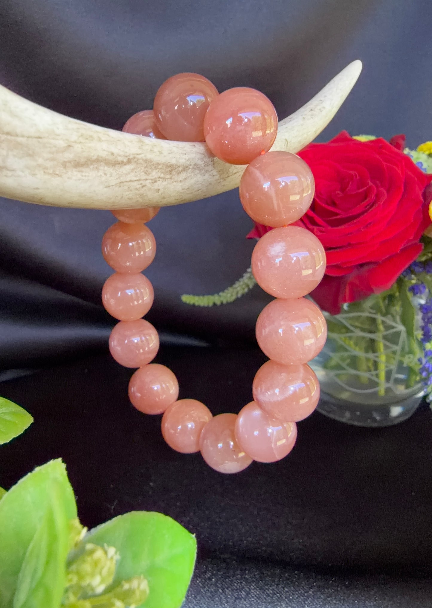 Peach Moonstone Bracelets
