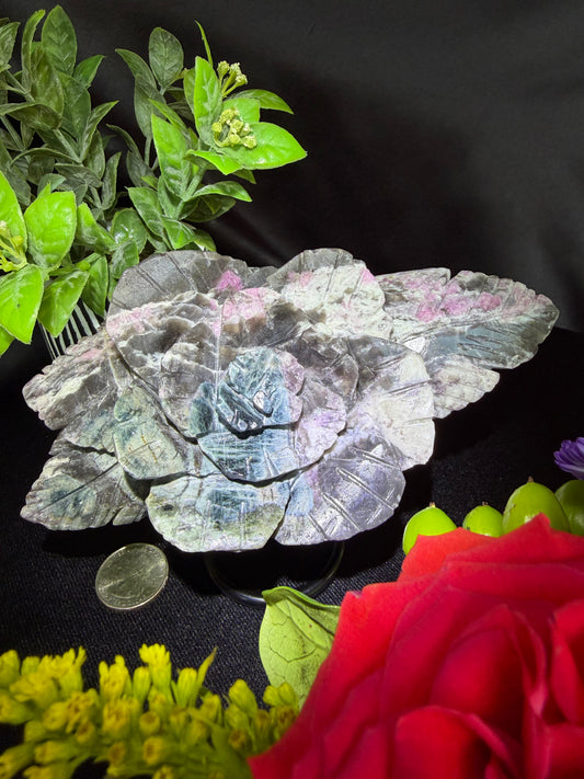 Pink Tourmaline Flower