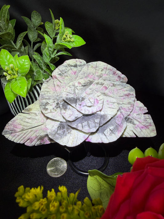 Pink Tourmaline Flower