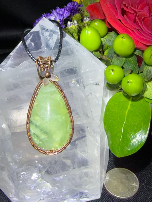 Prehnite Pendant