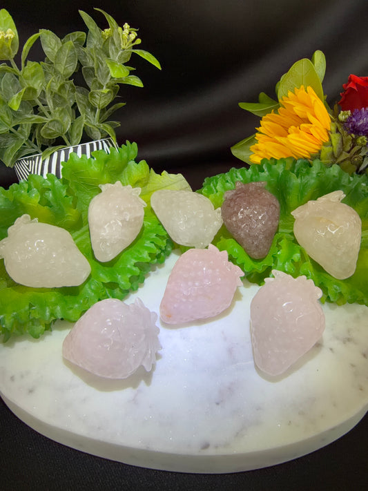 Rose Quartz Strawberries