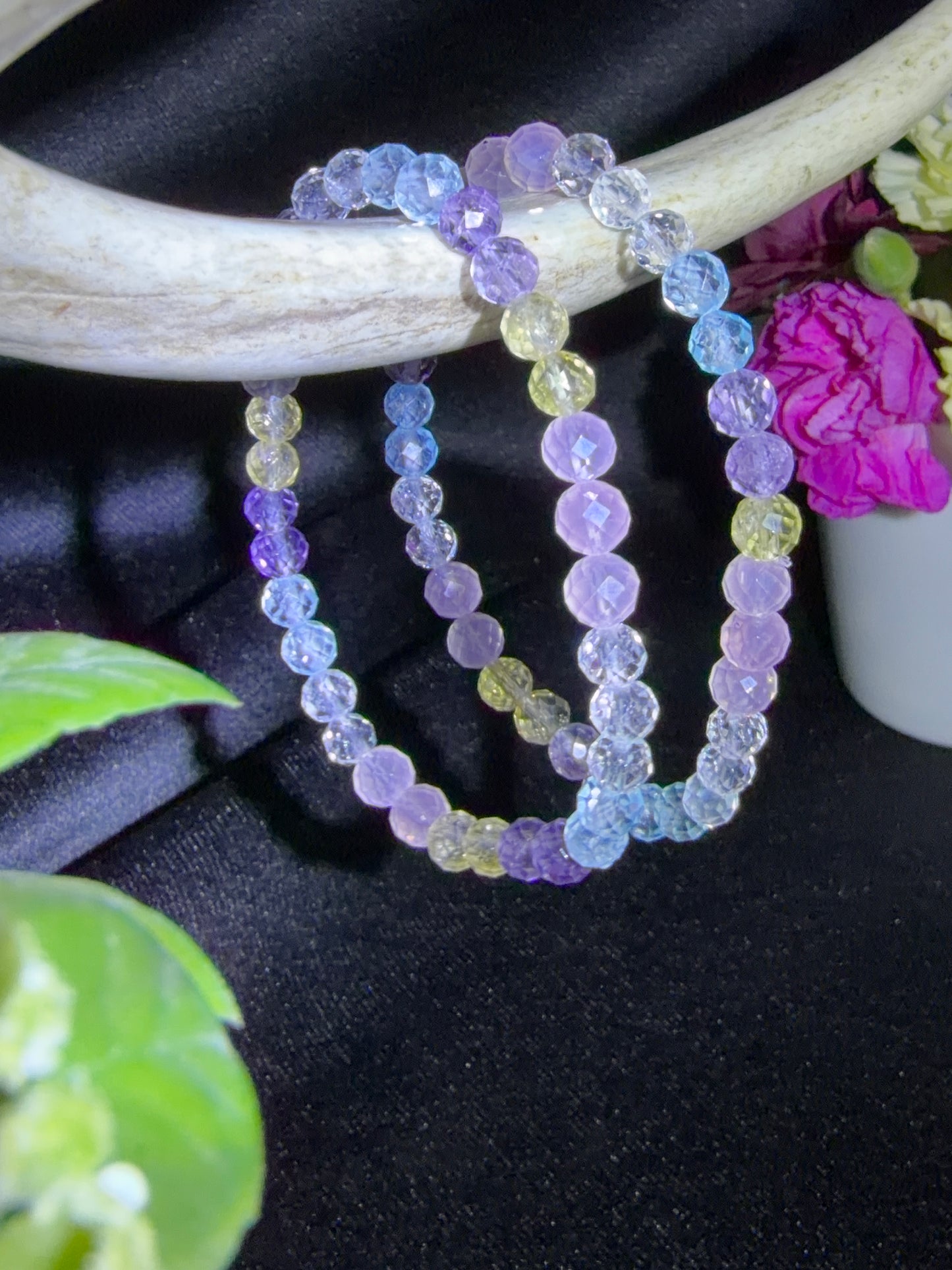 Faceted Tourmaline Bracelets