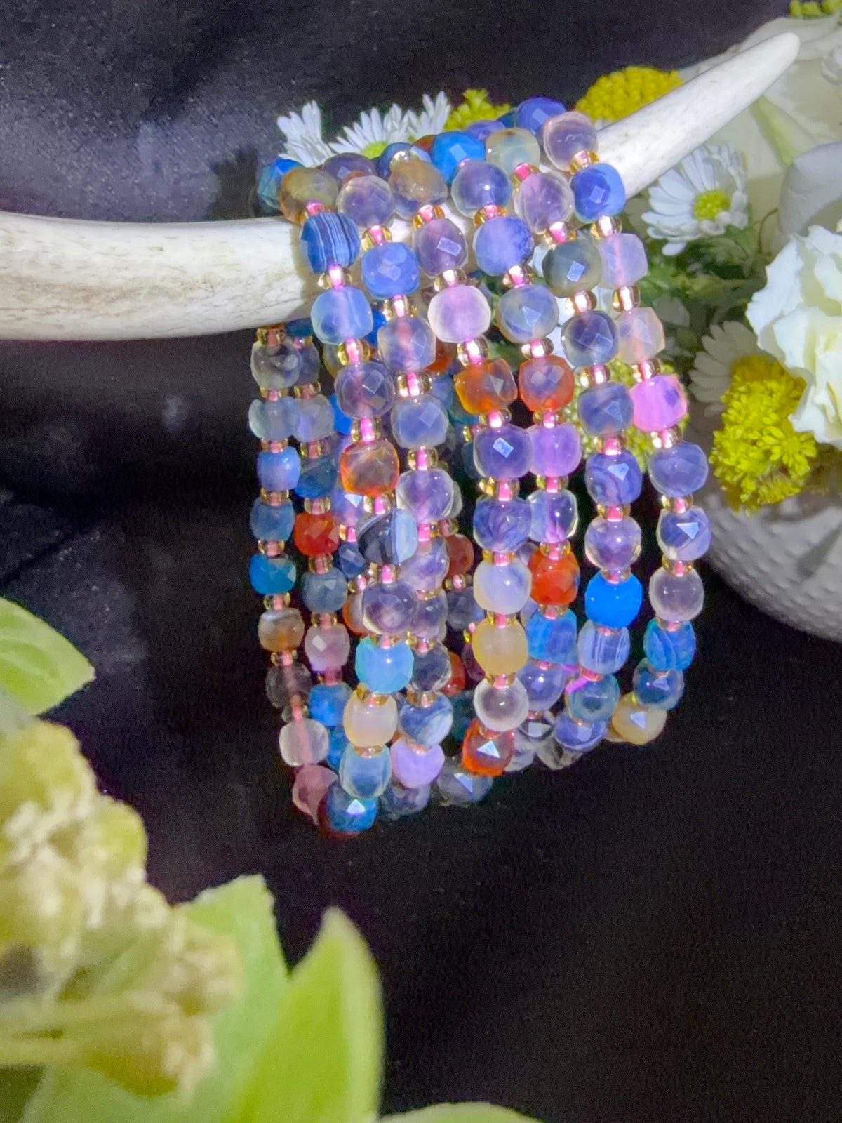Candy Agate Bracelets