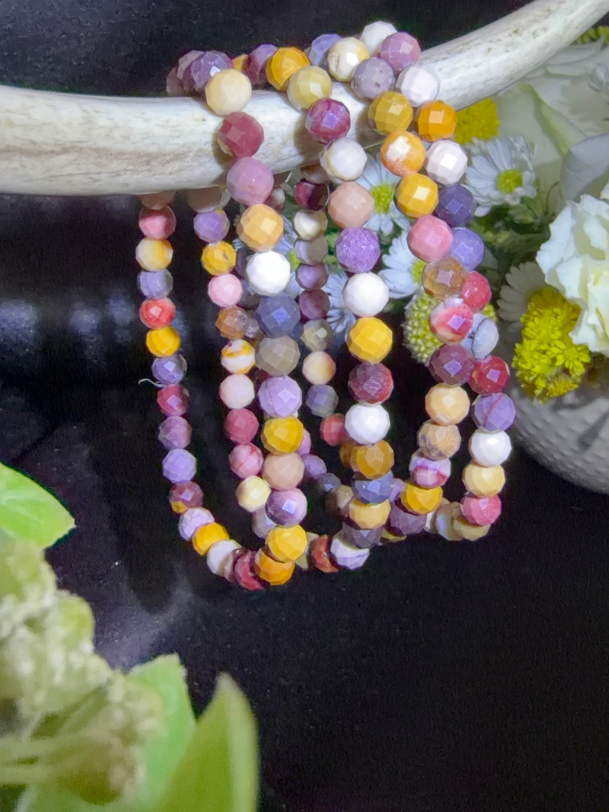 Faceted Mookaite Bracelets