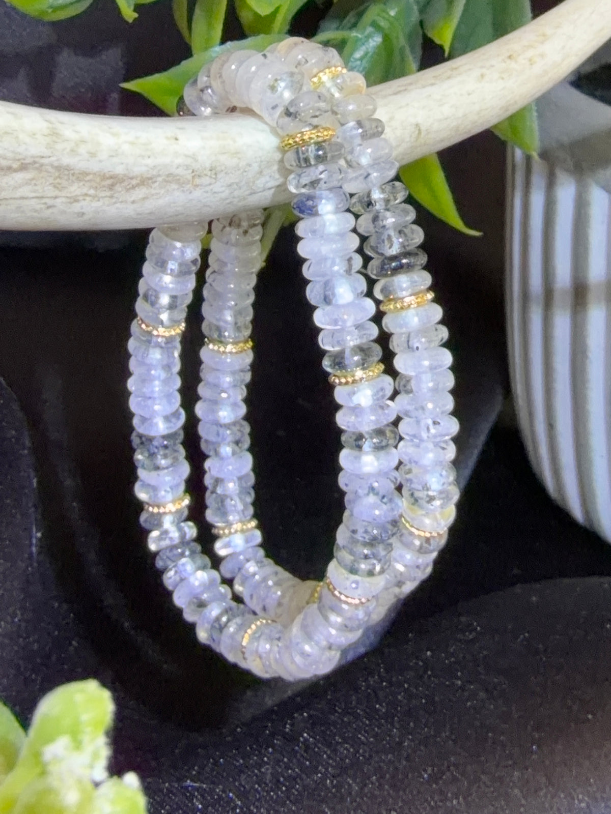 Rutilated Quartz Donut Bracelets