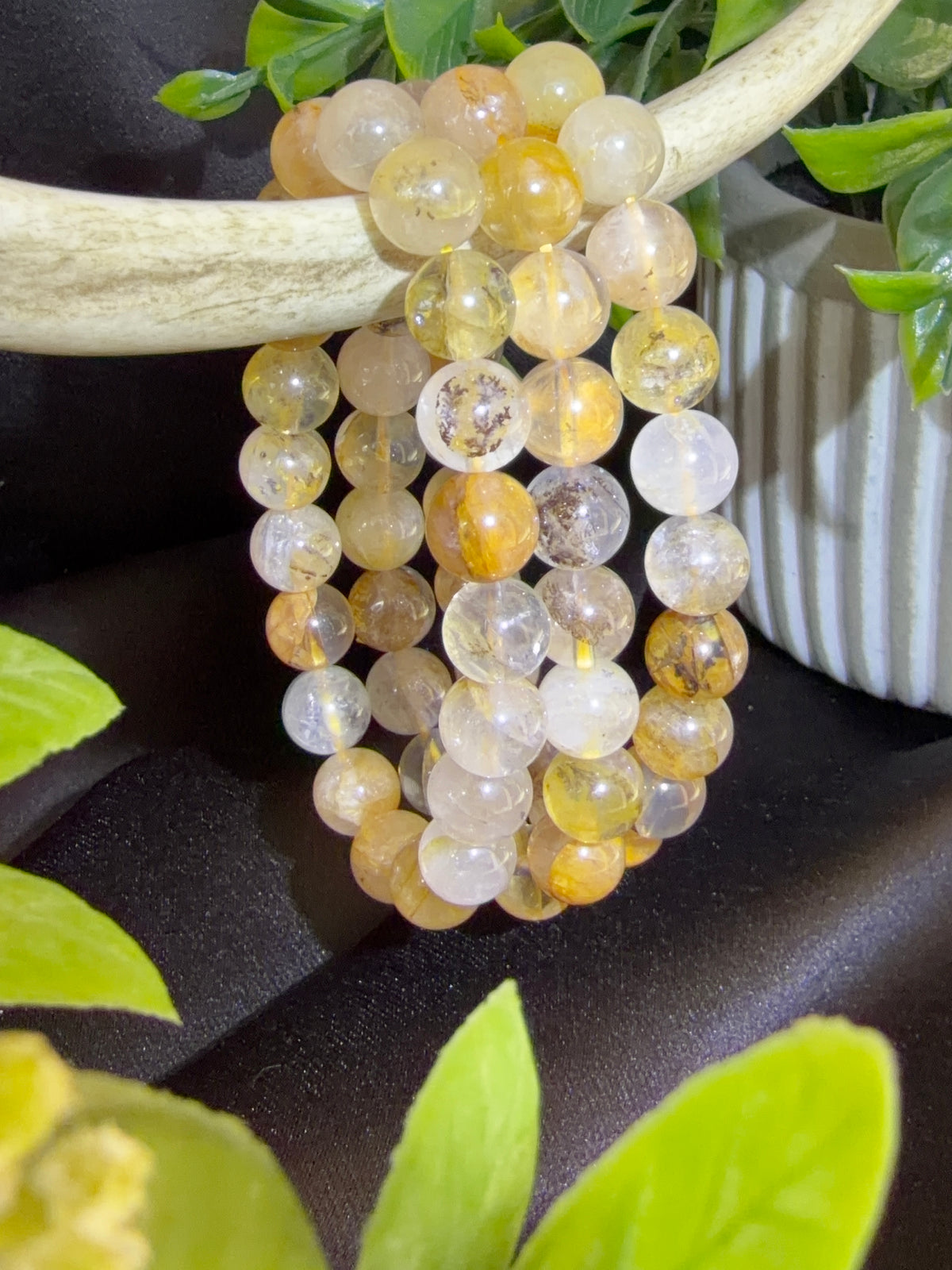 Dendritic Quartz Braclets
