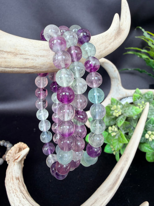 Multi-Colored Fluorite Bracelets