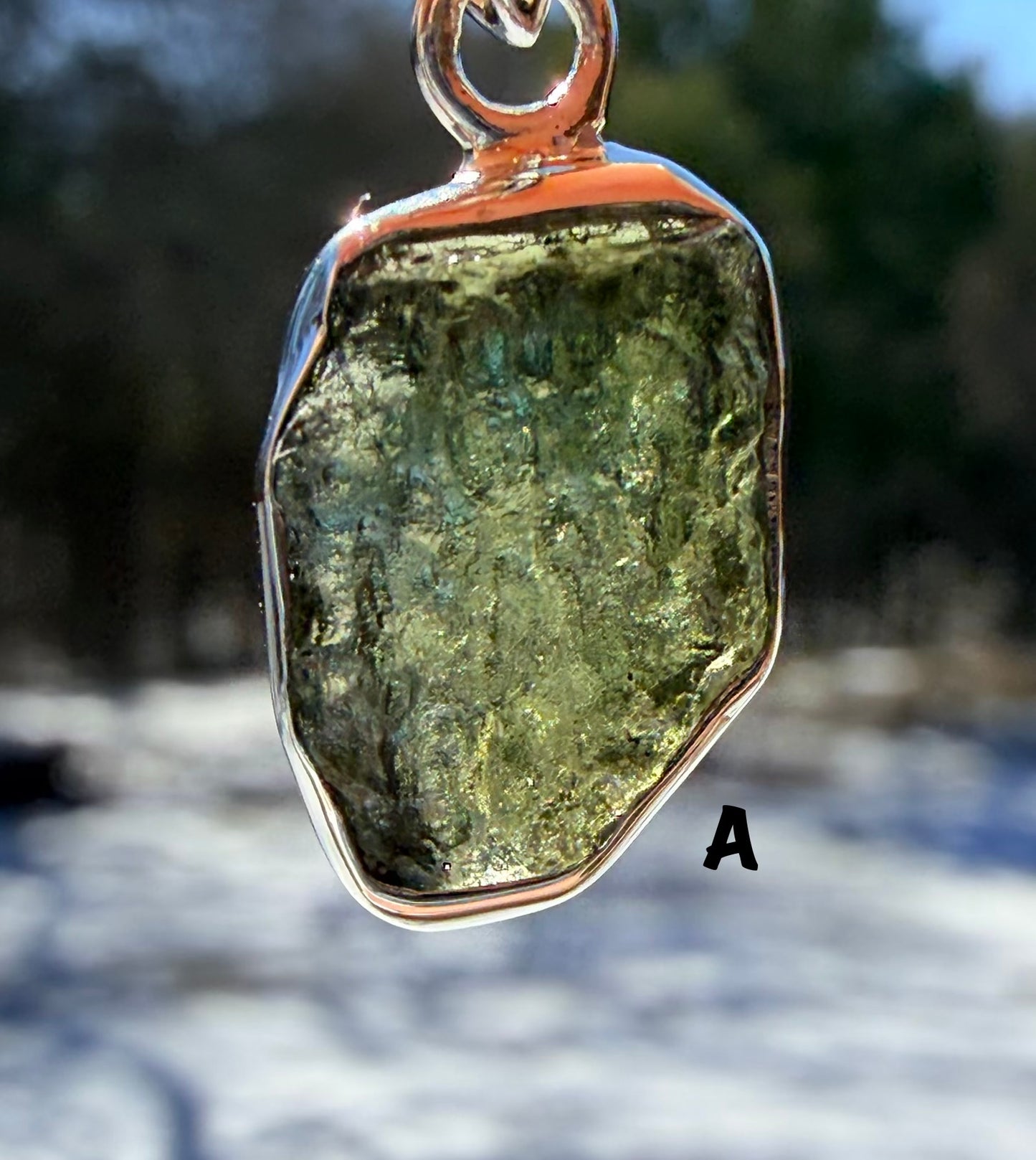 Moldavite Pendants