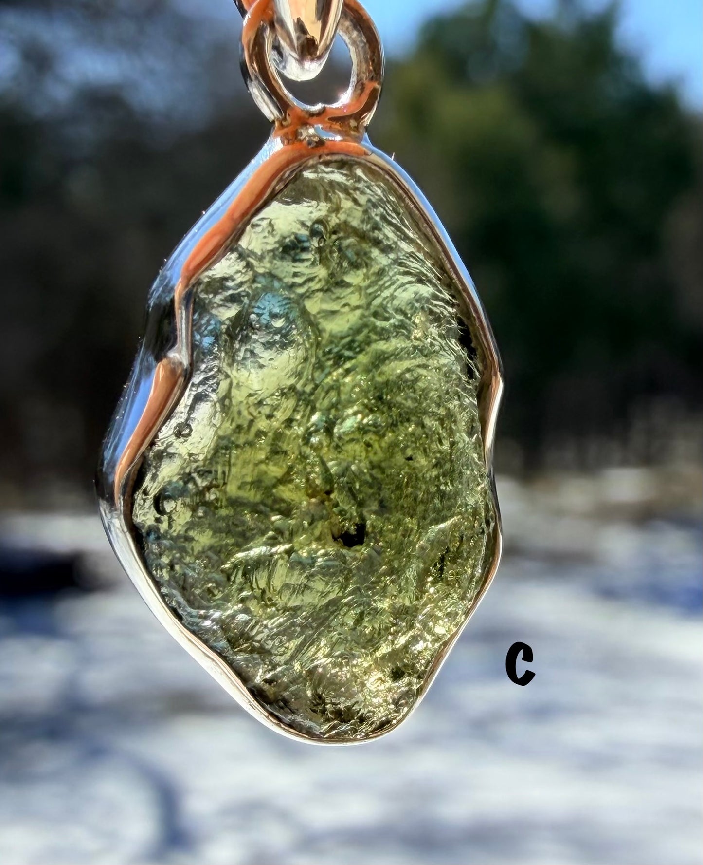 Moldavite Pendants