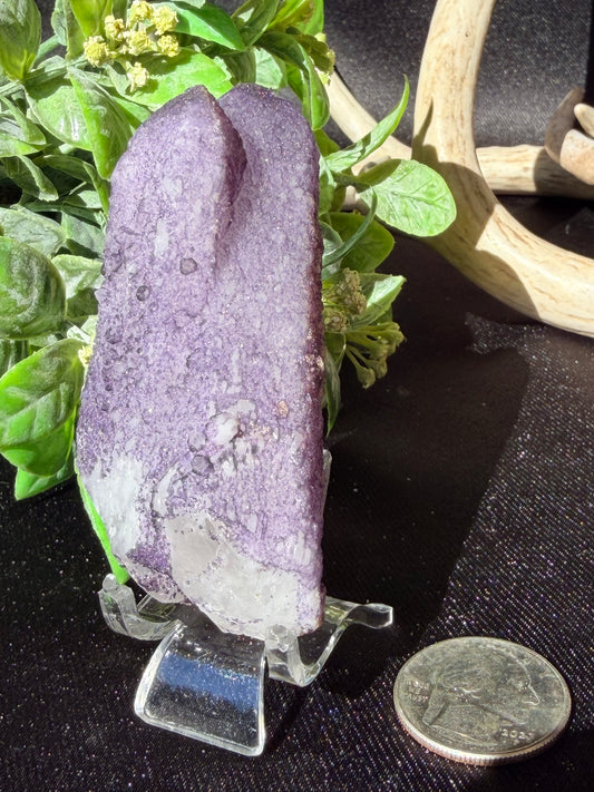 Fluorite coated Quartz H | Inner Mongolia