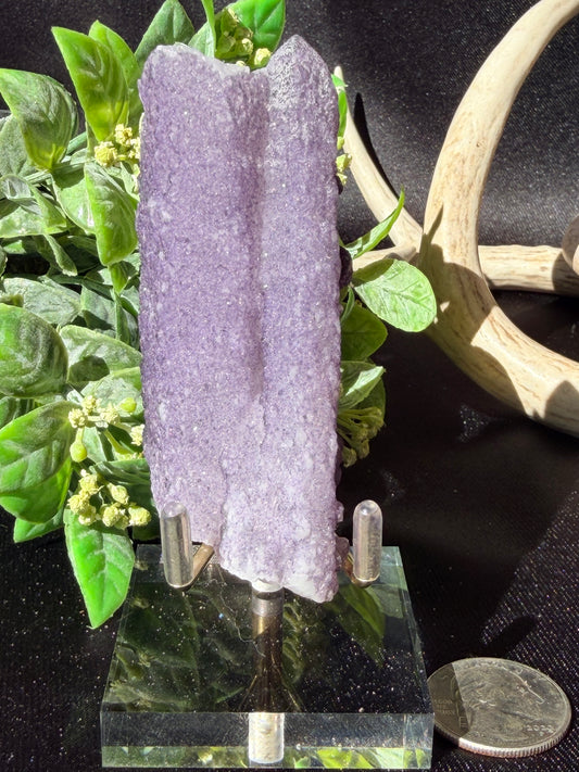 Fluorite coated Quartz J | Inner Mongolia