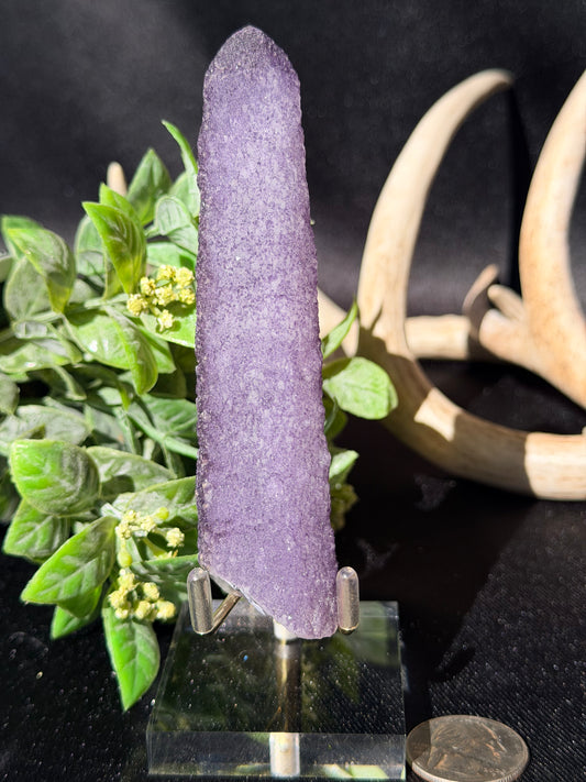 Fluorite coated Quartz X | Inner Mongolia