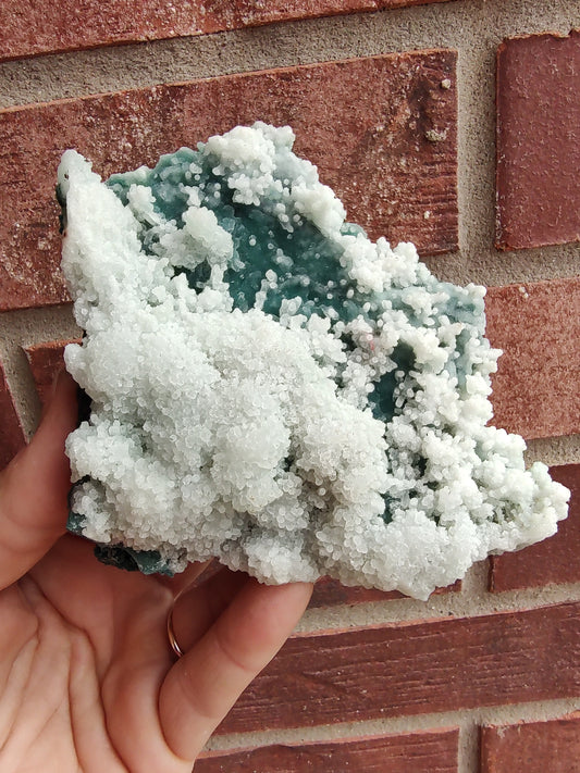 Green Marshy with Calcite - India