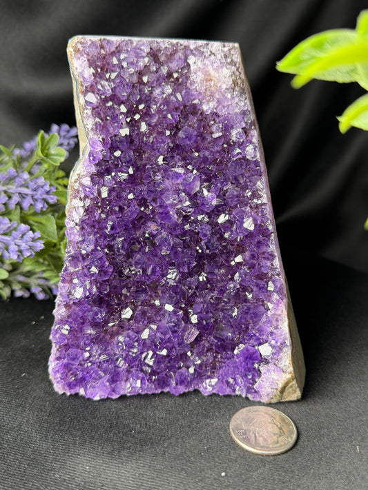 Uruguayan Amethyst Cut Base AA